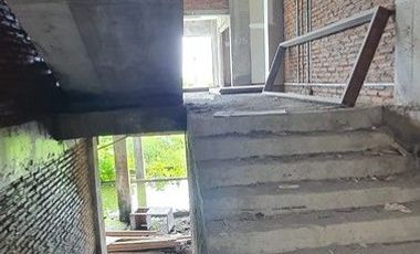 Freehold - Prime 543 sqm Land with Stunning Garuda Wisnu Kencana View & 80% Completed 3-Storey Home on it at an Exclusive Gated Community - BALI