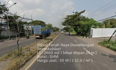 Tanah dijual di RW 04, Tambakoso Wilangon, Benowo, Surabaya, Jawa Timur