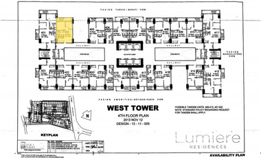2 Bedroom Condo with Parking For Rent Lumiere Residences Pasig Blvd. Pasig City