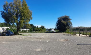 En arriendo amplio sitio, segunda faja al volcán Villarrica