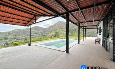 Se vende amplio terreno con dos casas en Landangui-Malacatos