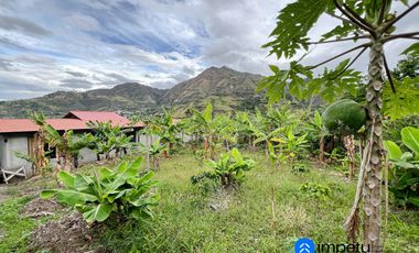 Se vende amplio terreno con dos casas en Landangui-Malacatos