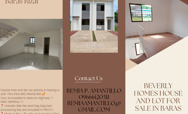 BEVERLY HOMES TOWNHOUSE FOR SALE IN BARAS