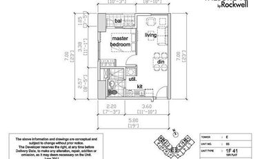 1 Bedroom Affordable Condo For Rent The Grove by Rockwell Pasig City