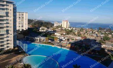 Arriendo Departamento Temporal en Laguna Vista Algarrobo con Vista Al Mar para 6 personas