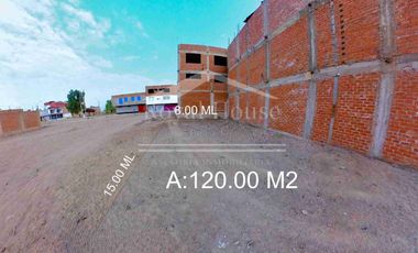 TERRENO 120 m2 EN VENTA – URB. SANTA MARÍA 6TA ETAPA frente Av. La alameda