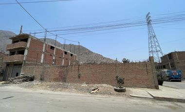 Terreno De 360 M2 En Ate - Gloria Baja