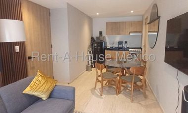 DEPARTAMENTO EN RENTA AMUEBLADO 47m2 EN ROMA NORTE. 1HAB. 1BAÑO. 26-794 AMJ