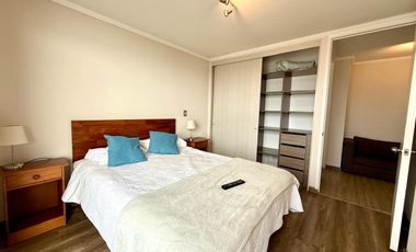 SE ARRIENDA DEPTO AMOBLADO EN EDIF. VISTA AZUL.