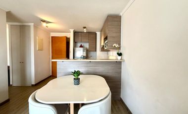 SE ARRIENDA DEPTO AMOBLADO EN EDIF. VISTA AZUL.