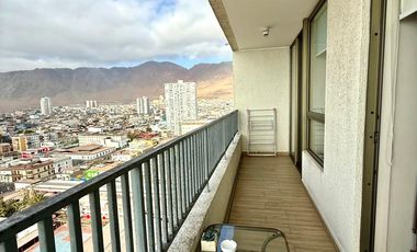 SE ARRIENDA DEPTO AMOBLADO EN EDIF. VISTA AZUL.