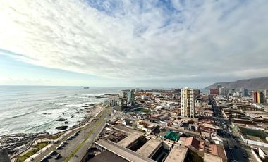 SE ARRIENDA DEPTO AMOBLADO EN EDIF. VISTA AZUL.