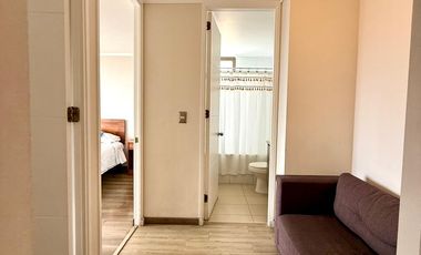 SE ARRIENDA DEPTO AMOBLADO EN EDIF. VISTA AZUL.