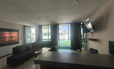 RENTA DE DEPARTAMENTO  SEMI AMUEBLADO NAPOLES  2 MINUTOS DE TORRE WTC Y CENTER PEPSI