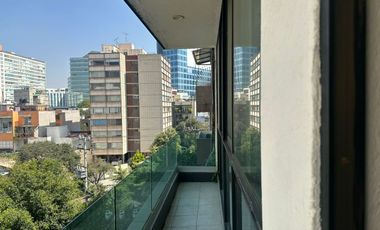 RENTA DE DEPARTAMENTO  SEMI AMUEBLADO NAPOLES  2 MINUTOS DE TORRE WTC Y CENTER PEPSI