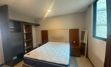 RENTA DE DEPARTAMENTO  SEMI AMUEBLADO NAPOLES  2 MINUTOS DE TORRE WTC Y CENTER PEPSI