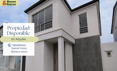 Alquiler casa de estreno Millenium Village