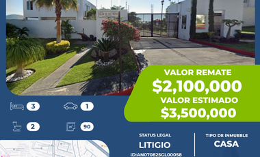 Casa En Venta En Solar de Naranjos Villas de Xochitepec Morelos
