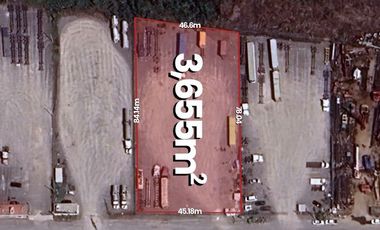 TERRENO PARA PATIO INDUSTRIAL EN VENTA / RENTA EN PARKE 2000 | ARLETTE FLORES