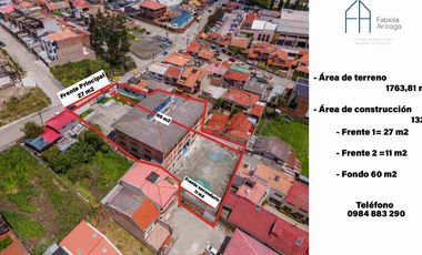 Propiedad con gran potencial terreno con edificio