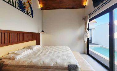 Villa cantik design Mediterranian dijual di Sanur.