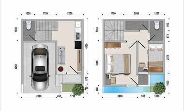 PERUMAHAN KONSEP APARTHOUSE RUMAH 2 LANTAI DI JALAN UTAMA SAWANGAN DKT AKSES TOL HARGA 400 JT