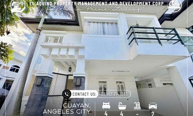 4-Bedroom, 4-Bathroom Fully-Furnished 2-Storey House for Rent – Cuayan, Angeles City, Pampanga