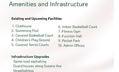 Exclusive Susana Heights Village Lot For Sale - A New First Class Residential Community In The South Near Ayala Alabang