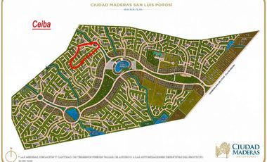 2 Terrenos en venta en Ciudad Maderas Condominio CEIBA SLP.