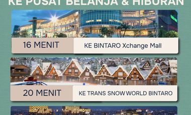 Rumah siap huni 399jt di komplek sarua makmur tangsel