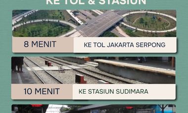 Rumah siap huni 399jt di komplek sarua makmur tangsel