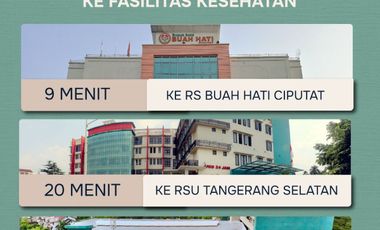 Rumah siap huni 399jt di komplek sarua makmur tangsel