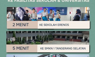 Rumah siap huni 399jt di komplek sarua makmur tangsel