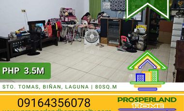 FOR SALE HOUSE & LOT IN STO. TOMAS, BIÑAN, LAGUNA