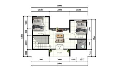 Rumah Area Pasar Kebun Kopi Kota Jambi