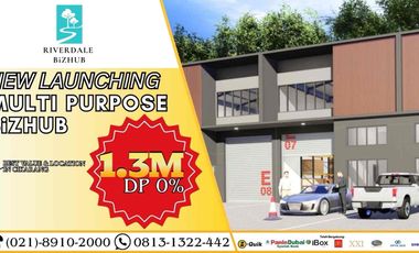 Dijual Bizhub riverdale cikarang, Ruko multiguna bisa untuk kantor dan gudang