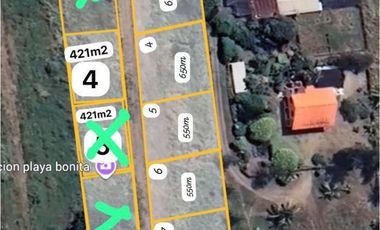 Lotes en Cojimies con acceso directo a la playa