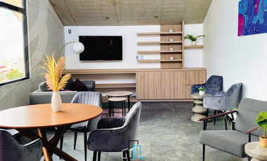 DEPARTAMENTOS DE LUJO, COWORKING, GIMNASIO, CAFÉ Y TERRAZA -$17,500