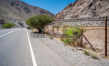 Venta de grandes terrenos en Huanta a orilla de carretera. Valle del Elqui.