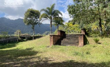 Casa campestre en venta, Coacoatzintla, chimenea, doble altura, terreno amplio