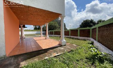 Casa campestre en venta, Coacoatzintla, chimenea, doble altura, terreno amplio