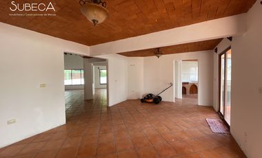 Casa campestre en venta, Coacoatzintla, chimenea, doble altura, terreno amplio