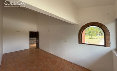 Casa campestre en venta, Coacoatzintla, chimenea, doble altura, terreno amplio