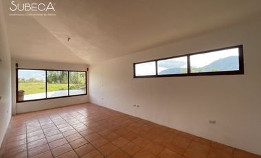 Casa campestre en venta, Coacoatzintla, chimenea, doble altura, terreno amplio
