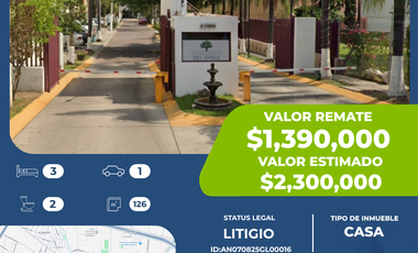 Casa En Venta En Bahía de Acapulco Parques del Bosque San Pedro Tlaquepaque Jalisco