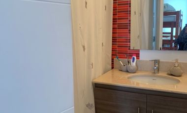 Arrendamos depto amoblado con vista frontal al mar.