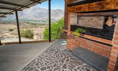 Venta de hermosa parcela con gran casa, agua de riego, frutales y piscina. Sector Mamalluca, Vicuña. $152 millones