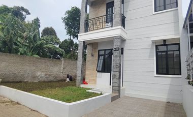 Rumah Modern 2 lt Harga Bersahabat dekat Alun Alun Cimahi Bonus Kanopi