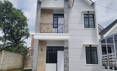 Rumah Modern 2 lt Harga Bersahabat dekat Alun Alun Cimahi Bonus Kanopi