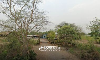 ที่ดินพร้อมบ้านเดี่ยวชั้นเดียว อำเภอสามชุก สุพรรณบุรี เนื้อที่ 3 ไร่ 3 งาน 98 ตารางวา